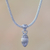 Sterling silver pendant necklace, 'Balinese Walnut' - Sterling silver pendant necklace (image 2) thumbail