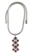 Garnet pendant necklace, 'Blessing' - Garnet pendant necklace thumbail