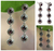 Garnet dangle earrings, 'Orion Light' - Hand Made Sterling Silver and Garnet Dangle Earrings