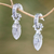 Sterling silver dangle earrings, 'Balinese Walnut' - Indonesian Sterling Silver Dangle Earrings (image 2) thumbail