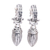 Sterling silver dangle earrings, 'Balinese Walnut' - Indonesian Sterling Silver Dangle Earrings thumbail