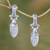 Sterling silver dangle earrings, 'Balinese Walnut' - Indonesian Sterling Silver Dangle Earrings (image 2b) thumbail