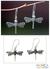 Sterling silver dangle earrings, 'Lucky Dragonflies' - Artisan Crafted Sterling Silver Dangle Earrings (image 2) thumbail