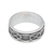 Men's sterling silver meditation spinner ring, 'Chains' - Hand Made Men's Sterling Silver Meditation Spinner Ring (image 2d) thumbail