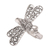 Sterling silver cocktail ring, 'Lucky Dragonfly' - Artisan Jewelry Sterling Silver Cocktail Ring (image 2a) thumbail