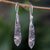 Gold accent dangle earrings, 'Ubud Dancer' - Gold accent dangle earrings (image 2b) thumbail