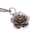 Citrine flower necklace, 'Holy Lotus' - Hand Crafted Sterling Silver Citrine Pendant Necklace (image 2d) thumbail