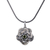 Peridot flower necklace, 'Holy Lotus' - Sterling Silver and Peridot Pendant Necklace thumbail