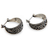 Sterling silver hoop earrings, 'Moonlit Serenade' - Sterling Silver Hoop Earrings (image 2a) thumbail
