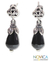 Onyx dangle earrings, 'Affinity' - Onyx dangle earrings (image 2) thumbail