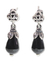 Onyx dangle earrings, 'Affinity' - Onyx dangle earrings thumbail
