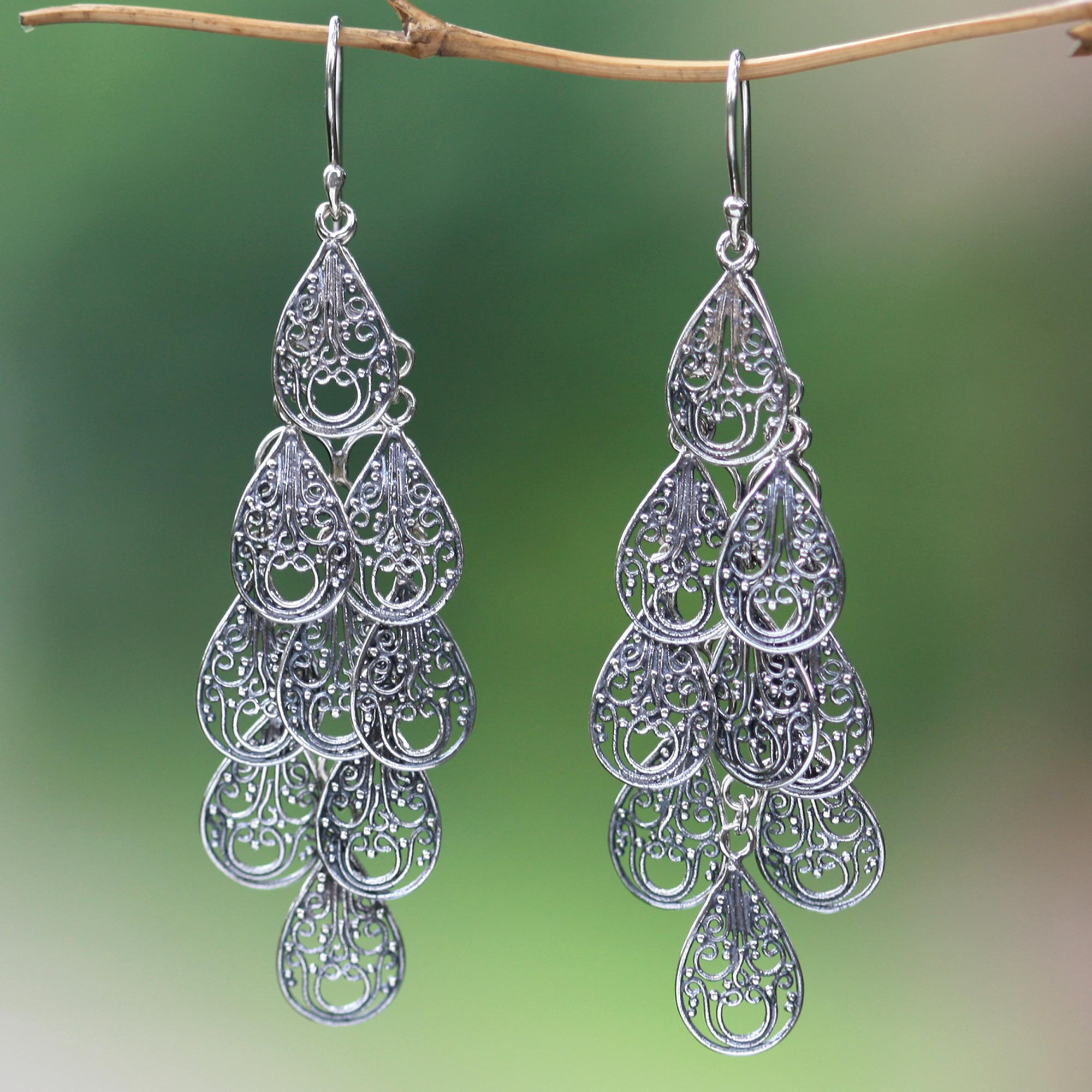 GIVA 925 Sterling Silver Filigree Earrings| Valentine's Gift for  Girlfriend, Gifts for Sister, Gifts for Women & Girls | With Certificate of  Authenticity and 925 Stamp | 6 Month Warranty* : Amazon.in: Jewellery