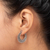 Sterling silver hoop earrings, 'Kuta Moon' - Artisan Crafted Sterling Silver Hoop Earrings (image 2c) thumbail