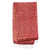 Silk batik shawl, 'Java Crimson Court' - Red Silk Batik Shawl Wrap (image 2e) thumbail