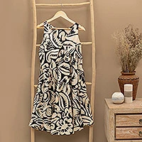 Featured review for Cotton batik dress, Balinese Shadow