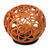 Coconut shell sculpture, 'Flower of Life' - Coconut Shell Sculpture with Stand thumbail