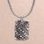 Men's sterling silver pendant necklace, 'Ethereal Chains' - Men's Handcrafted Sterling Silver Pendant Necklace (image 2) thumbail