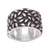 Gold plated band ring, 'Rice Stars' - Gold plated band ring thumbail