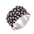 Gold plated band ring, 'Rice Stars' - Gold plated band ring (image 2c) thumbail