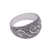 Sterling silver dome ring, 'Kuta Surf' - Unique Sterling Silver Dome Ring (image 2d) thumbail