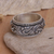 Sterling silver band ring, 'Rain Forest Ferns' - Hand Crafted Sterling Silver Band Ring (image 2) thumbail