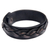 Men's distressed leather bracelet, 'Java Journeys' - Men's Unique Leather Wristband Bracelet (image 2b) thumbail