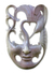 Wood mask, 'Hummingbird Kiss' - Modern Wood Mask