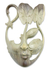 Wood mask, 'Lotus Lady' - Wood mask