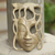 Wood mask, 'Woman of the Forest' - Hand Made Contemporary Wall Mask (image 2) thumbail