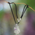 Amethyst pendant necklace, 'Island Butterfly' - Handmade Indonesian Silver and Amethyst Necklace (image 2b) thumbail