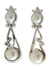 Pearl dangle earrings, 'Princess Bali' - Pearl dangle earrings