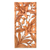 Wood relief panel, 'Balinese Orchids' - Floral Wood Wall Sculpture thumbail