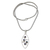 Cultured pearl pendant necklace, 'Iridescent Hope' - Cultured pearl pendant necklace (image 2c) thumbail