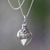 Peridot locket necklace, 'Precious Bali' - Sterling Silver and Peridot  Locket Necklace (image 2) thumbail