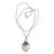 Peridot locket necklace, 'Precious Bali' - Sterling Silver and Peridot  Locket Necklace thumbail