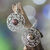 Pearl dangle earrings, 'Deepest Beauty' - Pearl dangle earrings thumbail