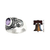 Amethyst ring, 'Majestic Crest' - Sterling Silver and Amethyst Ring (image 2j) thumbail