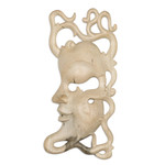 Wood mask, 'The Other Half' - Wood mask