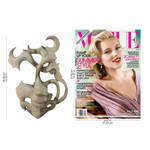 Wood mask, 'Always Smiling' - Wood mask