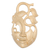 Wood mask, 'Surreal Beauty' - Hand Crafted Wood Mask thumbail