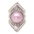 Pearl cocktail ring, 'Glowing Rose' - Pearl cocktail ring (image 2f) thumbail