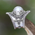 Pearl cocktail ring, 'Glowing Cloud' - Pearl cocktail ring thumbail