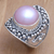 Pearl cocktail ring, 'Rose Bali' - Pearl cocktail ring (image 2d) thumbail