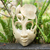 Wood mask, 'Lady of the Lotus' - Hibiscus Wood Mask