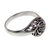 Sterling silver flower ring, 'Rainforest Bloom' - Unique Sterling Silver Band Ring (image 2c) thumbail