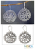 Sterling silver dangle earrings, 'Filigree Chrysanthemum' - Hand Crafted Sterling Silver Dangle Earrings (image 2) thumbail