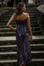 Batik maxi dress, 'Bali Empress' - Batik Strapless Maxi Dress from Indonesia (image 2b) thumbail