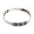 Sterling silver bangle bracelets, 'Secrets' (pair) - Artisan Crafted Sterling Silver Bangle Bracelets (Pair)