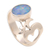 Opal cocktail ring, 'Hindu Meditation' - Unique Opal and Sterling Silver Ring (image 2d) thumbail