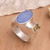 Citrin- und Opal-Cocktailring, „Ubud Sun“ – handgefertigter Opal- und Citrin-Ring